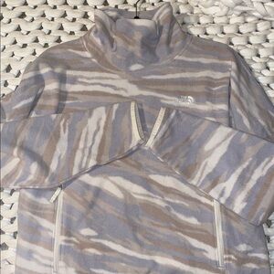 The North Face Women's Soft Fleece in Cream and Tan